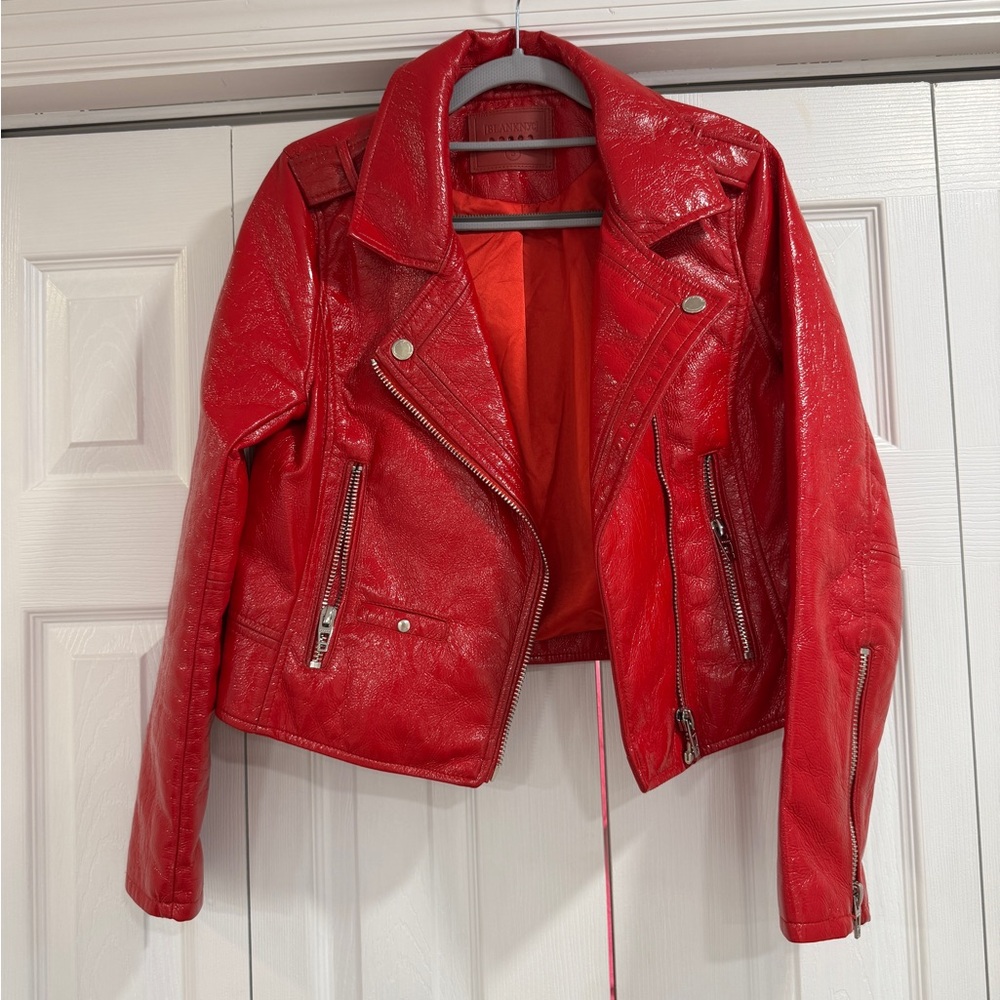 Two Stylish Leather Jackets Faux Leather size small